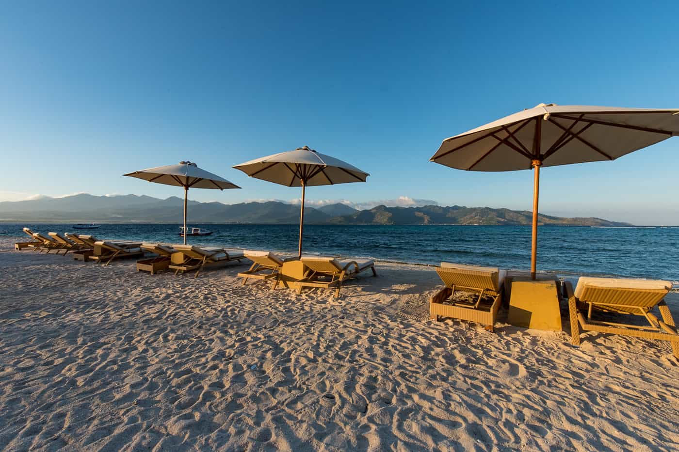 Entrance view at Hotel Ombak Sunset in the Gili Islands of Lombok Indonesia